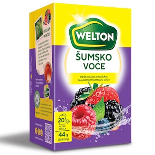 Sumsko voce aromat.vocni caj  Welton 44g
