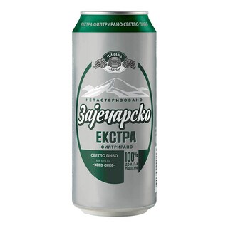 Pivo extra filtrirano Zajecarsko lim0.5l