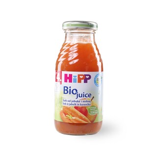 Sok Hipp od jabuke i sargarepe 200ml