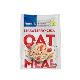 Fun & Fit Ovsena kasa jagoda i cia 60g