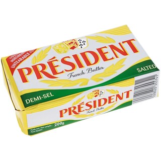 Maslac President slani 200g