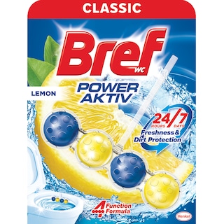 Wc osvezivac Bref Power Active limon 50g