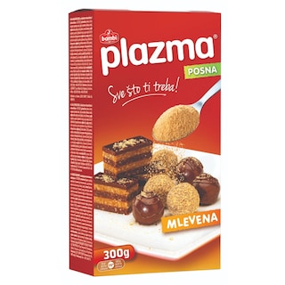 Keks Plazma mlevena posna 300g