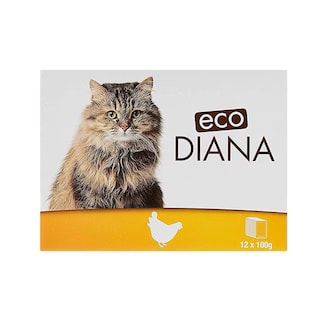 Sos za macke piletina Eco Diana 12x100g