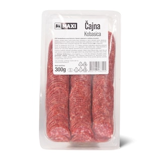 Cajna kobasica vak.slajs Maxi 300g