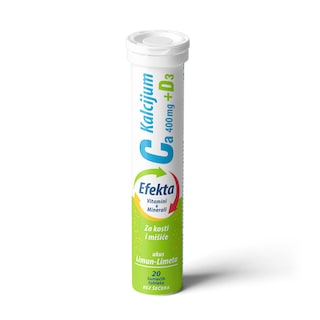 Sumece tablete Efekta Ca 400mg + D3