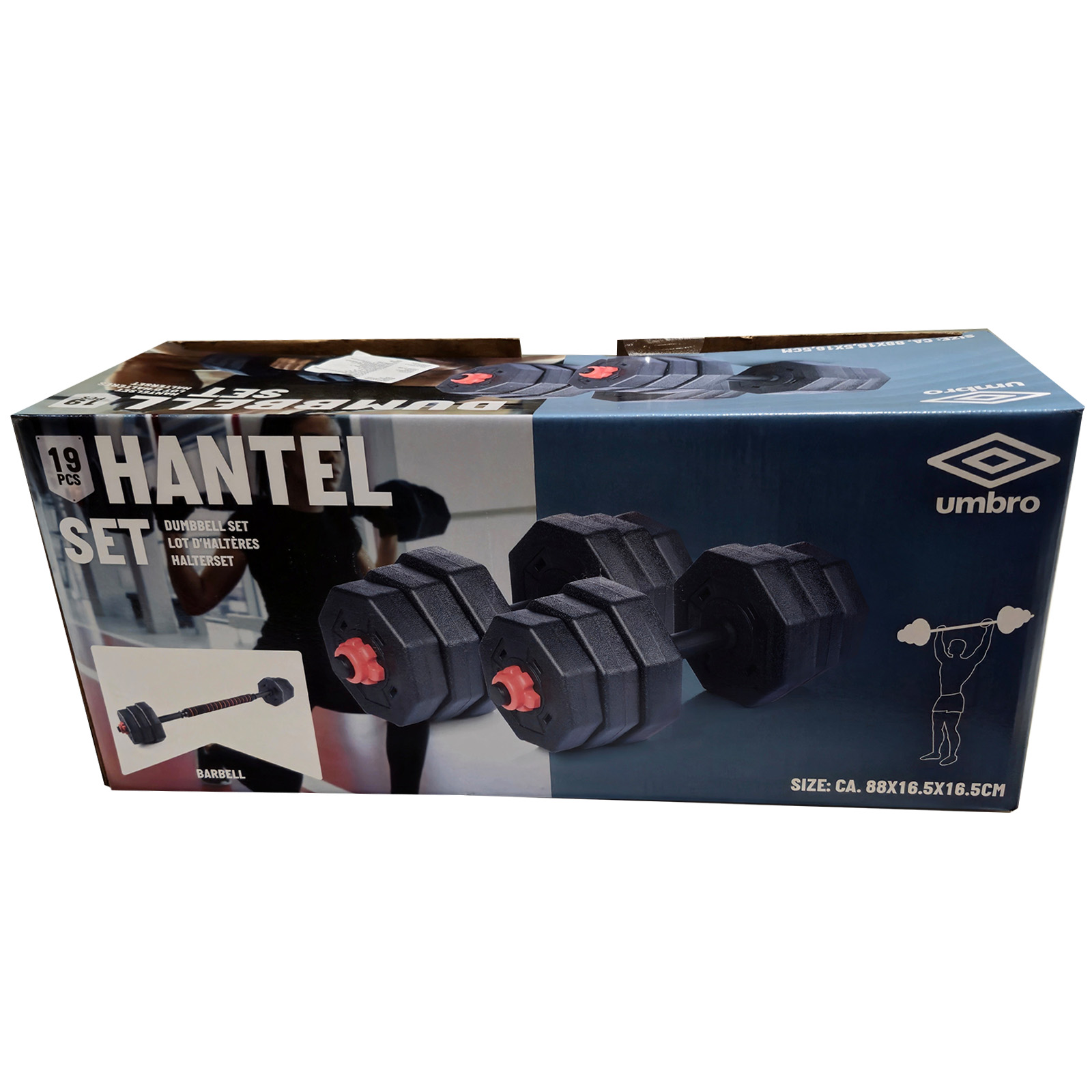Set fitnes bucica 19kom 947