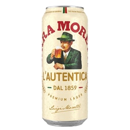 Pivo svetlo Birra Moretti 0.5l lim