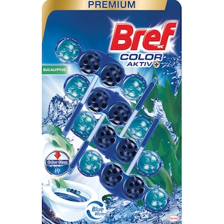 WC osvez.Bref color act.Eucal.4x50g