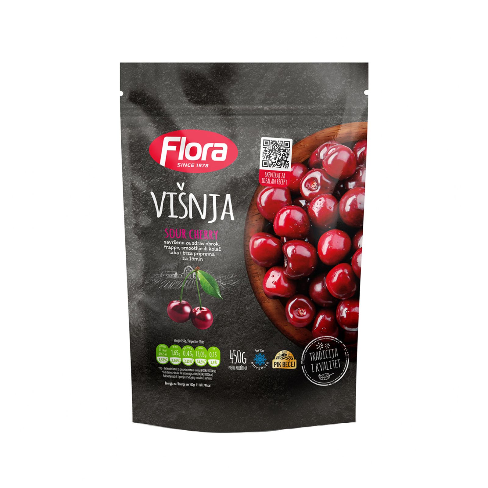Smrznuta visnja 450g