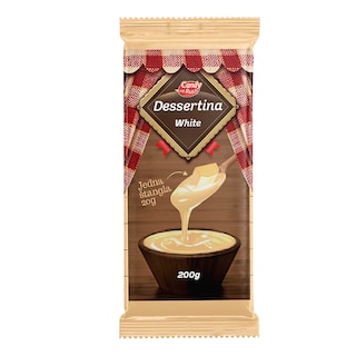 Mlecna krem tabla Dessertina bela 200g