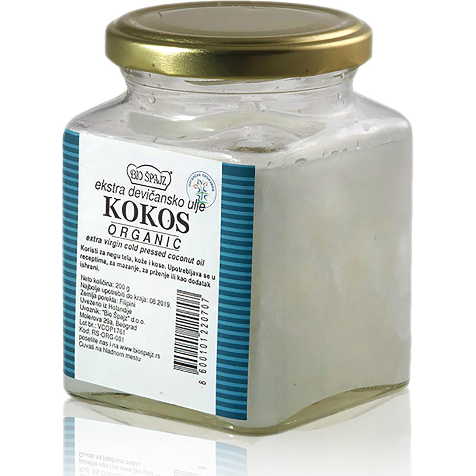 Ulje devicansko od kokosa BIO 200g