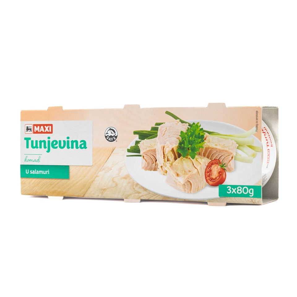 Maxi Tunjevina komadi u salamuri 3x80g