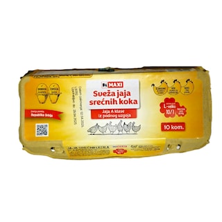 Jaja iz podnog uzgoja Maxi 10/1 L
