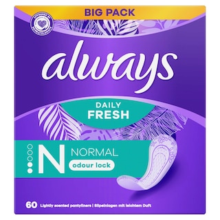 Liners Normal 60 pcs Always