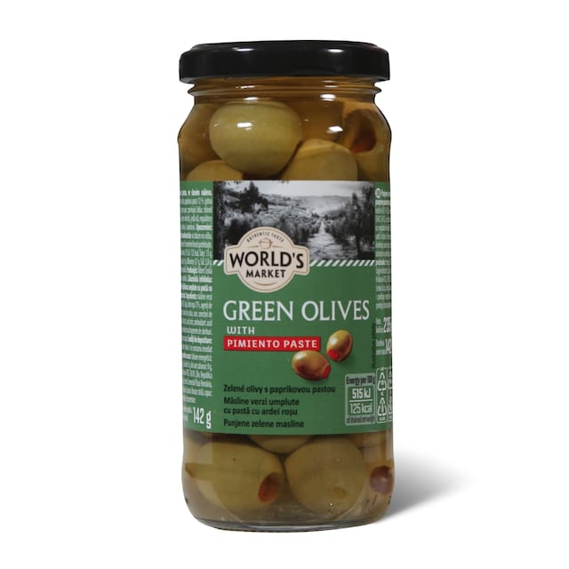 World's Market Masline zelene sa paprika pastom 235g