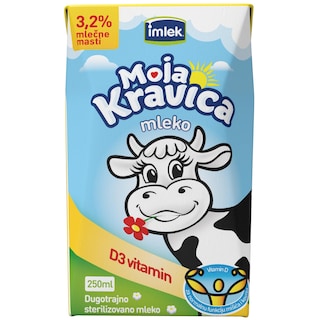 Mleko ster.3.2%mmD3/AD TB Moja krav250ml