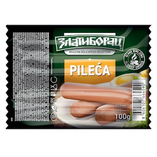 Pileca barena kobasica Zlatiborac 100g