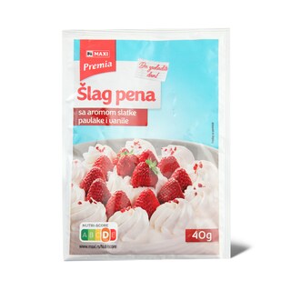 Slag Pena Slatka Pavlaka i Vanila 40g