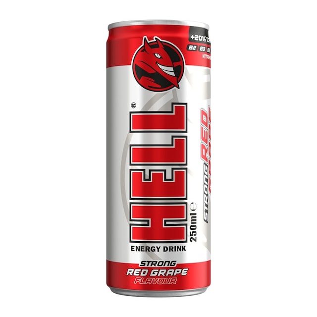 Hell Energy Drink Strong Red Grape 250ml