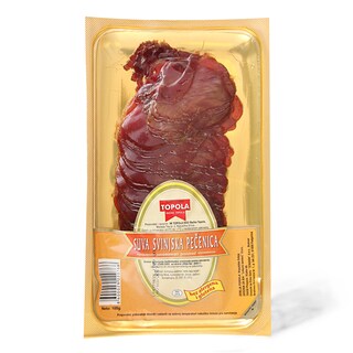 Suva svinj.pecenica slajs Topola 100g