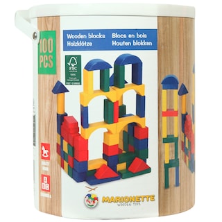 Drvene kocke 100kom 7002