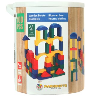 Drvene kocke 100kom 7002