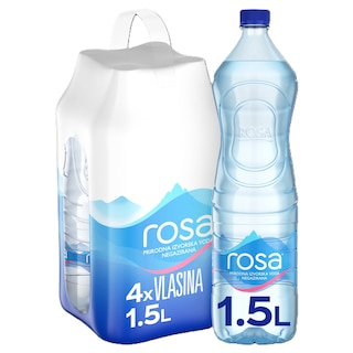 Min.voda negazirana Rosa multipack 4x1.5 PET