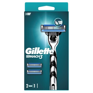 Brijac Mach 3 Razor Gillette+2 cart