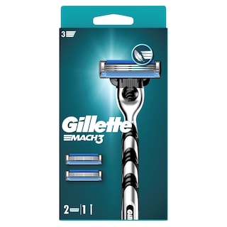 Brijac Mach 3 Razor Gillette+2 cart