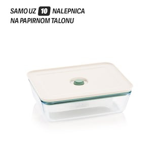 Pravougaona vakuum posuda 1.5l Pyrex