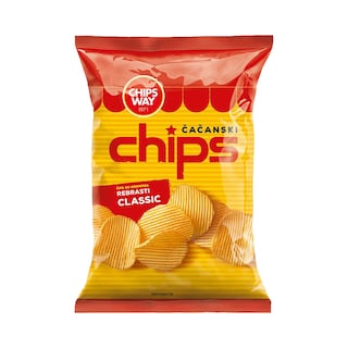 Cips classic rebrasti Chips Way 150g