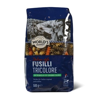 Fusili tricolore World's market 500g