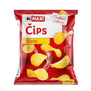 Cips slani Maxi 250g