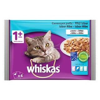 Whiskas Izbor ribe 4x100g