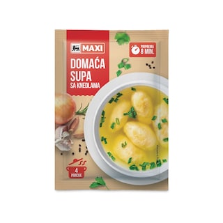 Supa domaca sa knedalama Maxi 70g
