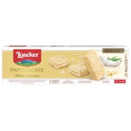 Vafl beli kokos Loacker 100g