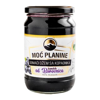 Dzem dom.div.borovnica Moc planine 420g