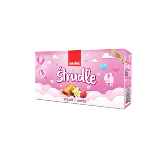 Strudla jagoda i vanila Medela 240g