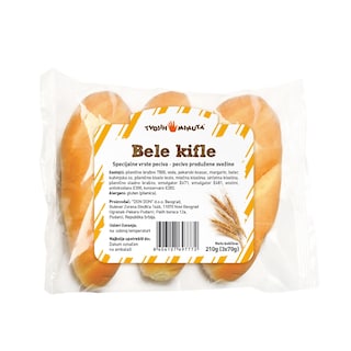 Kifla bela Maxi 3x70g