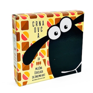 Sl.ml.cok.sa zrncima kafe Crna ovca3x72g