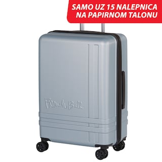 Kofer French Bull M srebrno plavi