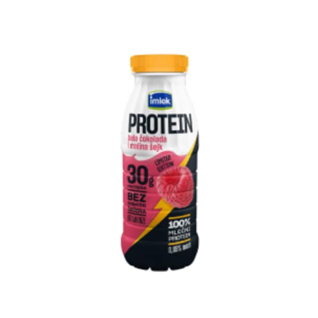 Imlek Protein sejk bela cokolada malina 300g