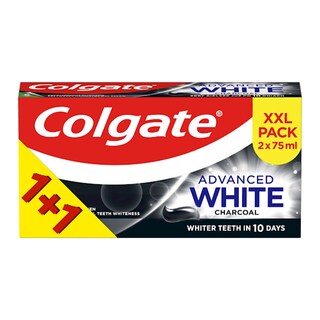 Pasta Colgate charcoal bipack 2x75ml
