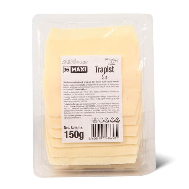 Maxi Sir Trapist slajs 45% 150g