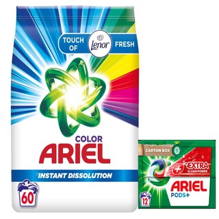 Det.za ves Ariel 4.5KG/60w+ OXI 12w