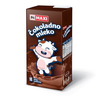 Maxi cokoladno mleko 1L