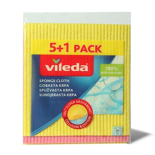 Krpa sundjerasta Vileda 5+1