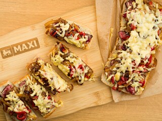 Ciabatta sa ramstekom i gaudom